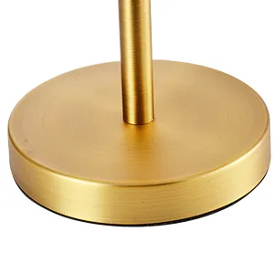 American vintage industrial luxury decorative hotel guest room bedside copper table lamp