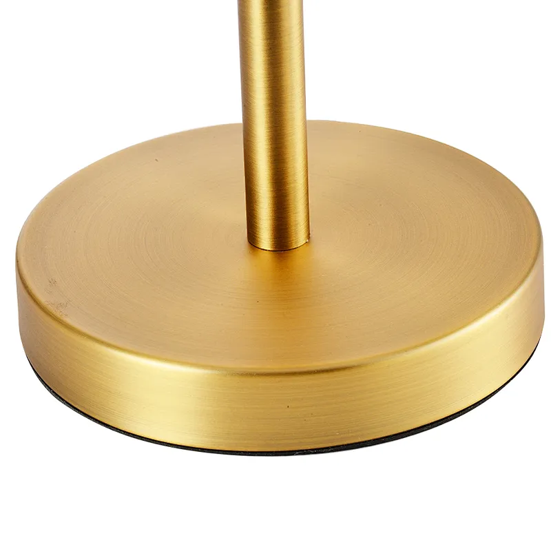 American vintage industrial luxury decorative hotel guest room bedside copper table lamp