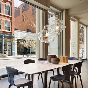 Minimalist Blown Glass Chandelier Modern Design Nordic Style Creative Contemporary Energy Saving Office,hotel 110-240 Rebecca 85