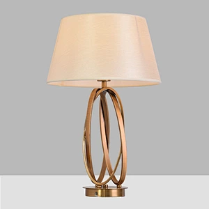 Modern American hotel villa model room living room bedroom bedside LED table lamp