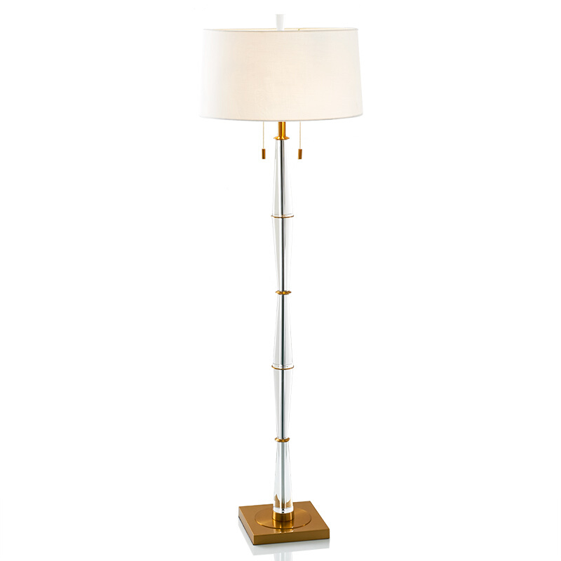 Modern designer hotel lighting standing lights crystal floor lamp