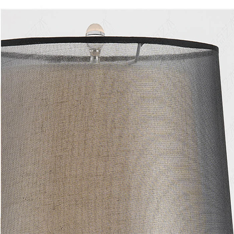 Simple Living Room Decoration Ribbon Marble Desk Lamp Creative Study Wrought Iron Bedroom Bedside Desk Lamp