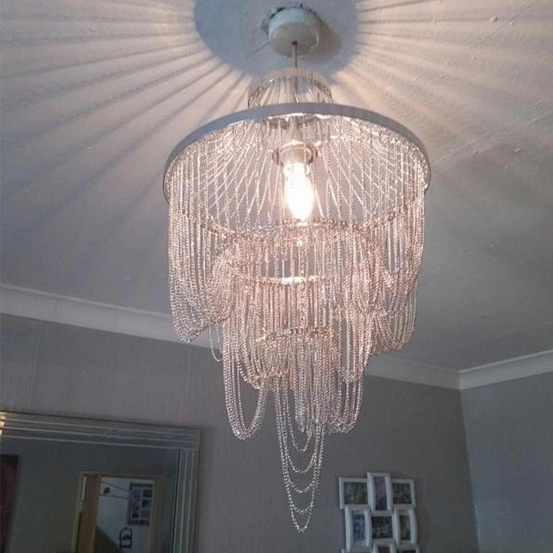Modern decorative lighting interior pendant lamp chain chandelier