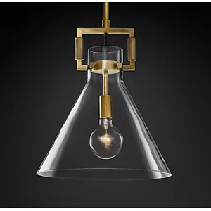 Postmodern All Copper Crystal Chandelier For Living Room Bedroom