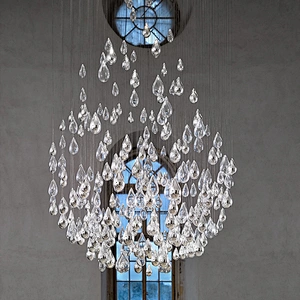 Modern luxury living room restaurant pendant lights ceiling crystal glass chandelier