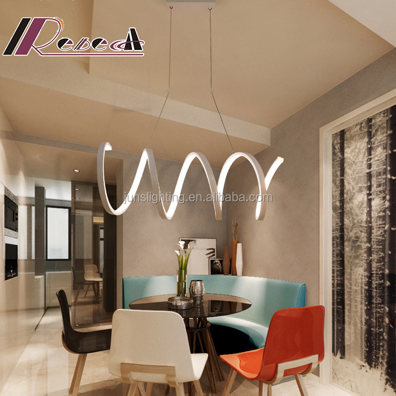 2022 New Spiral Unique Pendant Lamp For Office Chandeliers Pendant Lights