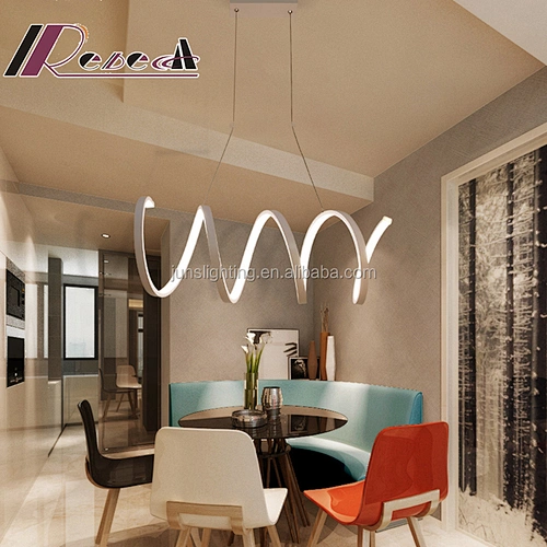 2022 New Spiral Unique Pendant Lamp For Office Chandeliers Pendant Lights