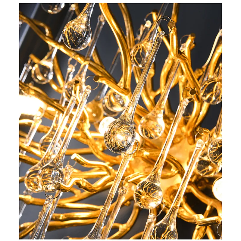 Modern golden branch bed head lighting bedroom bed head wall lamp Luxury Iron Wall Sconce Light wall lamp for hotel