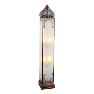 Copper Handmade Works Of Art Moroccan Style Floor Lamp Hollow Carved Bedroom Living Room Decorative Light