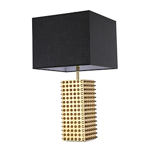 2018 New Design Hedgehog Custom Hotel Table Light Gold Bedside Table Lamp