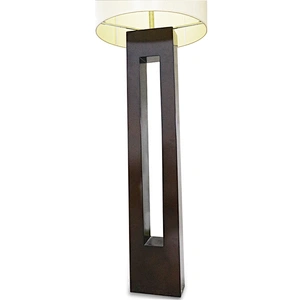 Modern hotel room interior decoration lighting wooden floor lamp