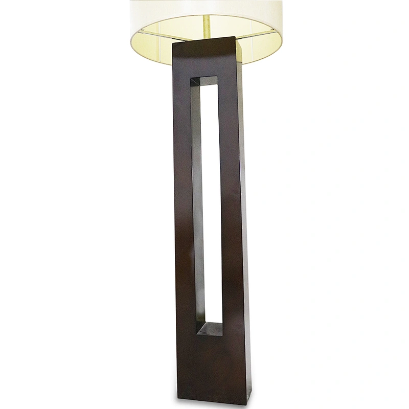 Modern hotel room interior decoration lighting wooden floor lamp