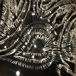 Custom crystal lobby chandelier Large hotel lobby ballroom art chandelier