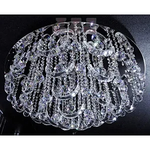 Modern LED crystal chandelier project pendant lamp