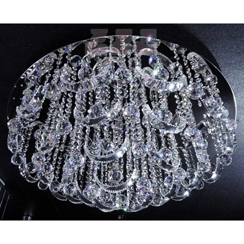 Modern LED crystal chandelier project pendant lamp