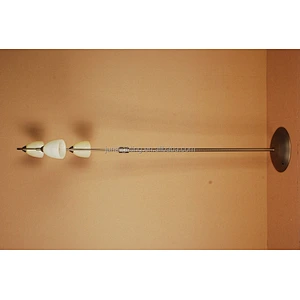 Height Adjustable 3 Arm Opal Glass Floor Lamp Flexible Arm Unique Glass Floor Lamps