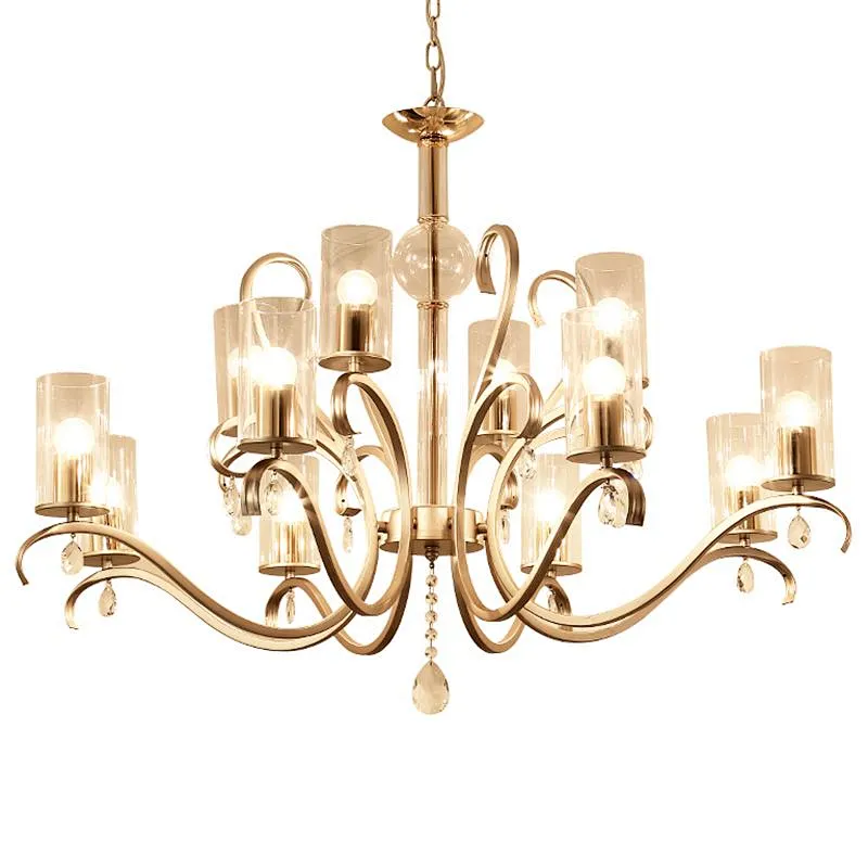 GuZhen hot sale decorate hotel lobby modern Led pendant lamp chandeliers pendant lights