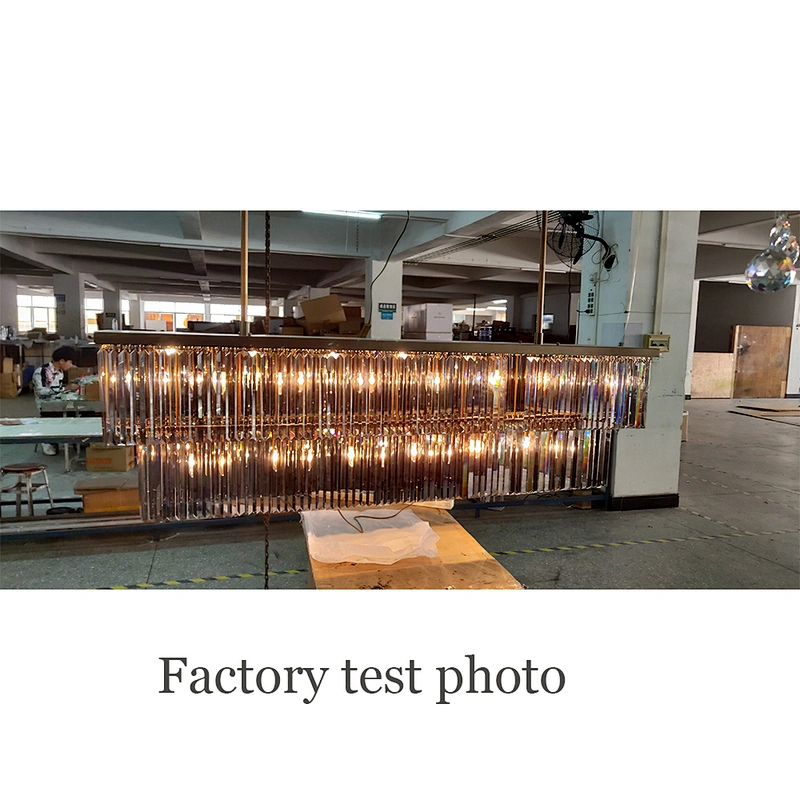 Modern hotel decorative lighting brass luxury crystal chandelier