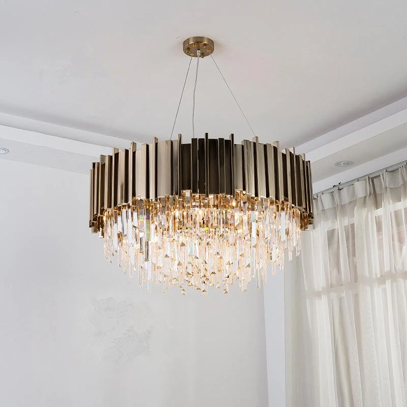 Modern Living Room Creative Restaurant Pendant Lamp Crystal Chandelier