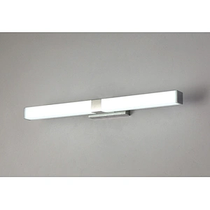 Simple chrome waterproof hotel decor stainless steel square mirror wall light custom hotel bathroom wall lights 12W/16W/24W IP47