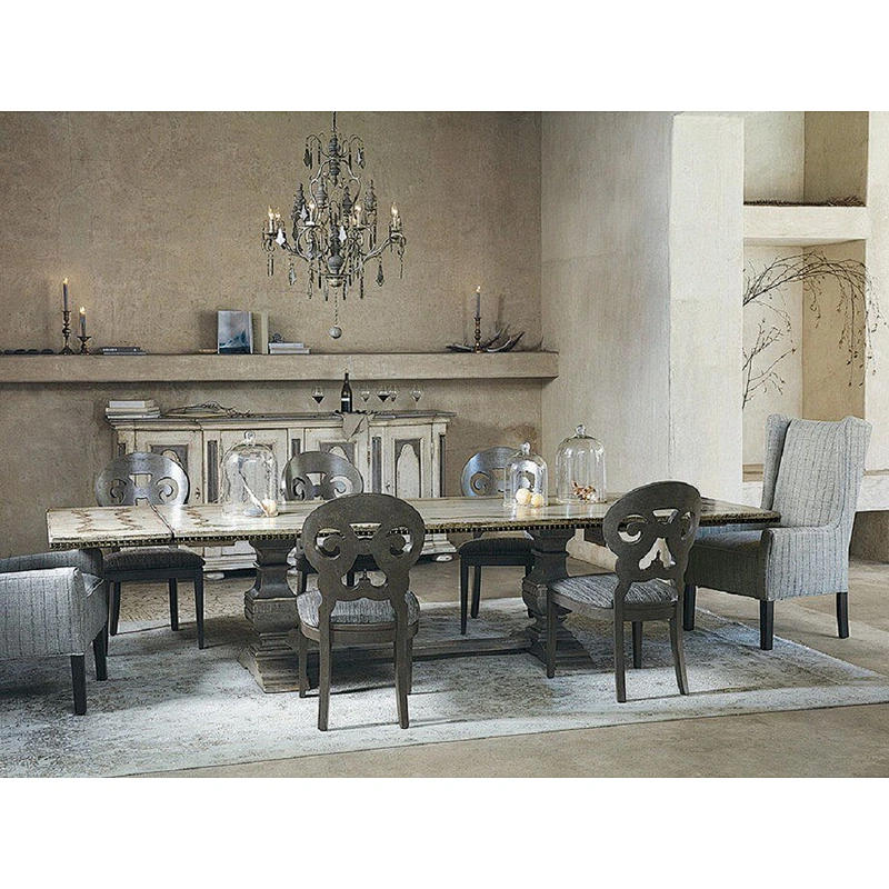 Customized hotel lobby restaurant atmosphere decorate luxury chandeliers classical villas made of iron chandeliers&pendant light