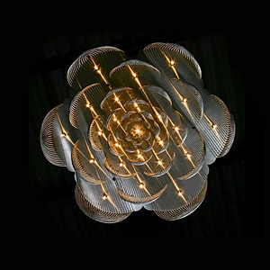 For Living Room Lamp Led Chandeliers Pendant Light Dark Style High Ceiling Vintage Modern LED G9 Rebecca Lighting Hotel 8 Arms