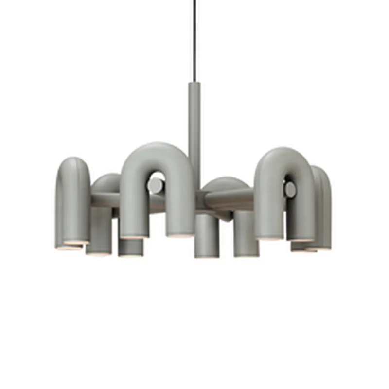 Nordic Living Room Dining Room Modern Designer Chandeliers Art U - Shaped Chandeliers&Pendant Lights Villa Lighting