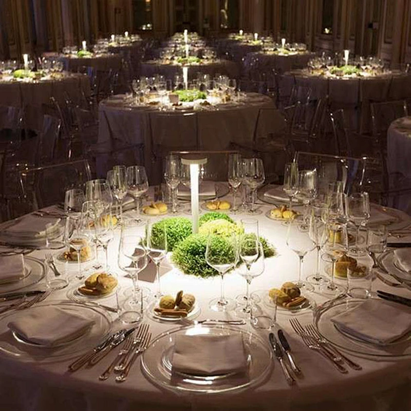 wireless waterproof IP54 rechargeable LED Cordless Table Lamp For Restaurant and hotel
