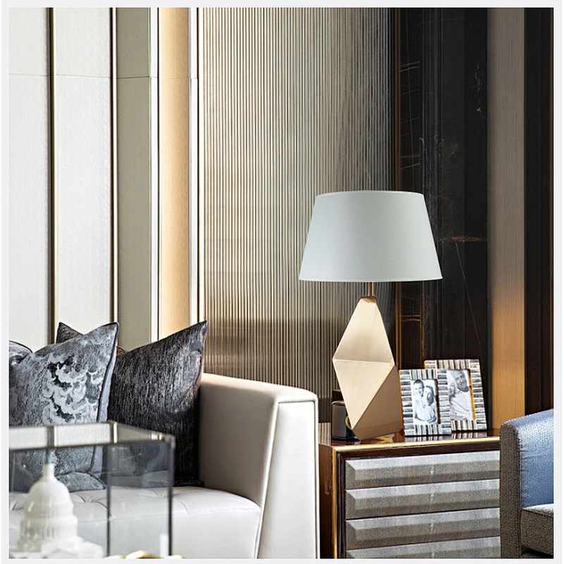 Modern luxury Nordic table lamp hotel upscale living room bedroom bedside lamp study desk lamp