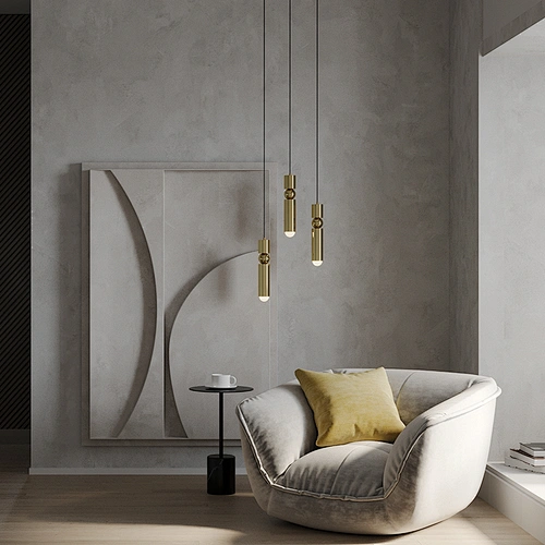 Modern Living Room Aluminum Chandelier Bedroom Bedside Lamp Acrylic  Chandelier