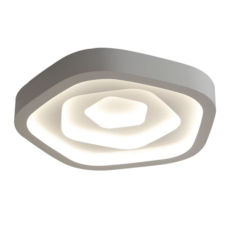 Modern Simple Artistic tricolor led rose shaped acrylic lighting ceiling lamp