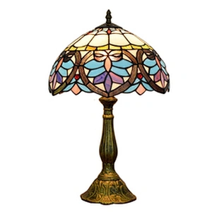 Rebecca High Quality Antique Stained Glass Tiffany Table Lamp Modern Desk Lamps