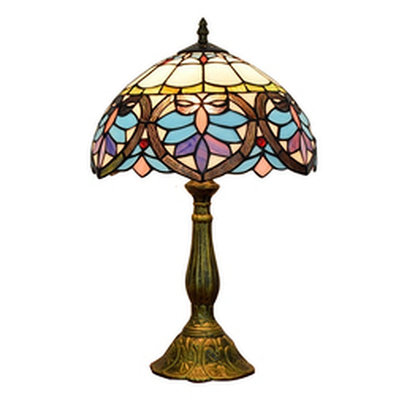 Rebecca High Quality Antique Stained Glass Tiffany Table Lamp Modern Desk Lamps