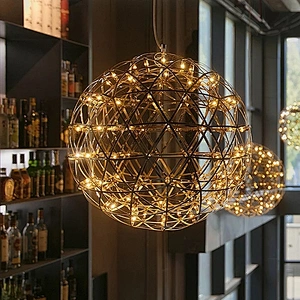Modern nordic designer chrome led ceiling chandelier  pendant light mrna1273 modern