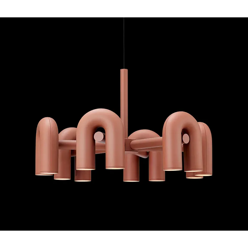 Nordic Living Room Dining Room Modern Designer Chandeliers Art U - Shaped Chandeliers&Pendant Lights Villa Lighting