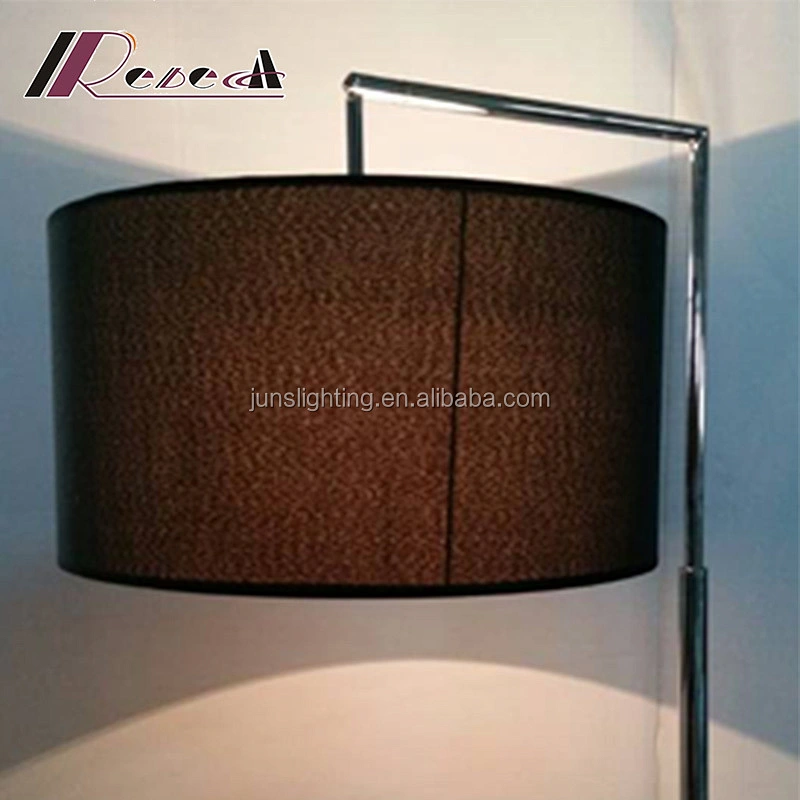 Modern irregular shape round shade floor lamp for living room