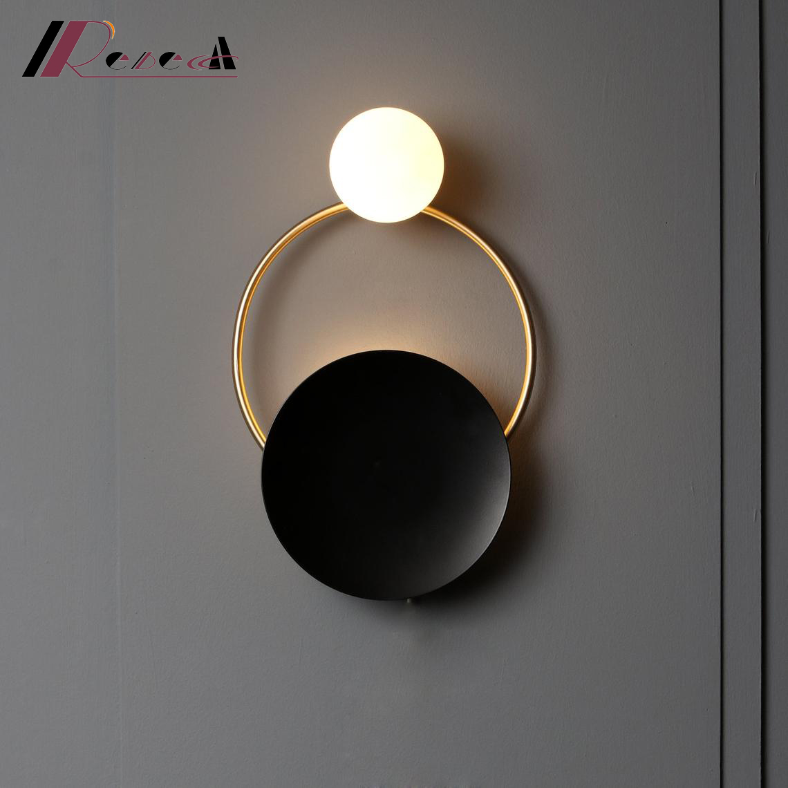 Modern Lighting Style LED Wall Lamp Rebecca Lighting Lighting and Circuitry Design,auto CAD Layout LED G4 Clear Glass Iron 3000K