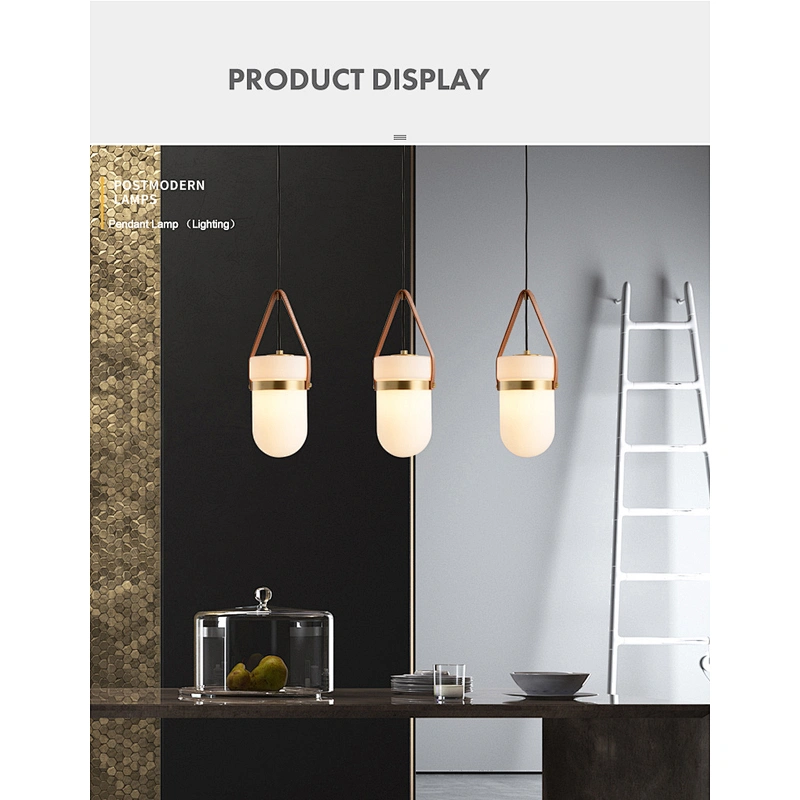 Dining Room Chandelier Simple Modern Light Luxury All Copper Pendant Lamp Creative Bedroom Chandeliers Lights