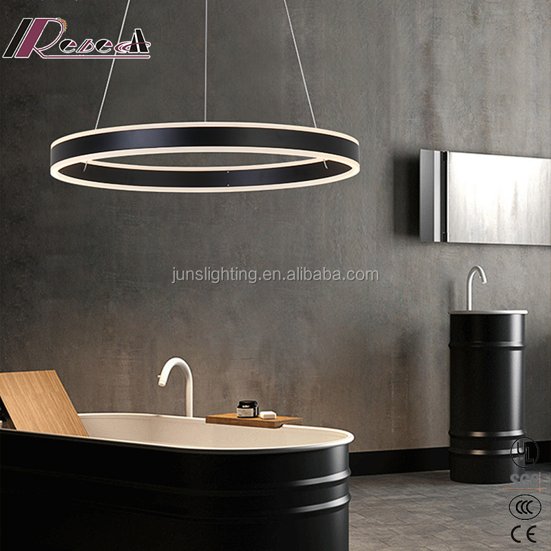 LED Modern Circular Acrylic Pendant Lamp for Bedroom