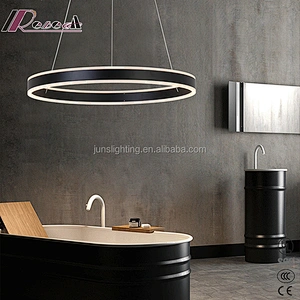 LED Modern Circular Acrylic Pendant Lamp for Bedroom