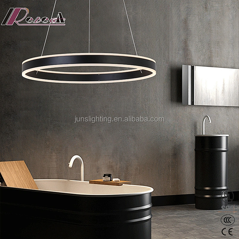 LED Modern Circular Acrylic Pendant Lamp for Bedroom