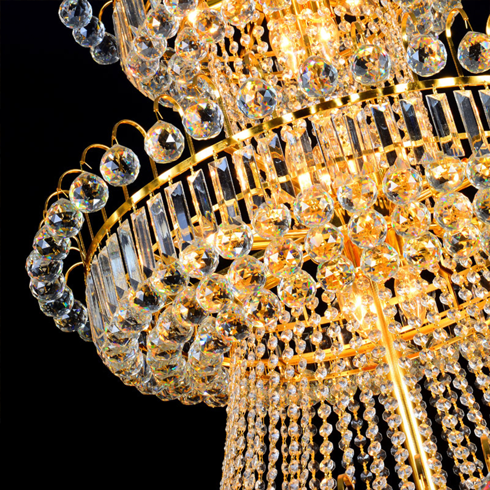 Large hotel lobby stair luxury crystal chandeliers used hotel chandelier from hotel