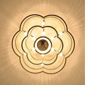Modern hotel luxury lighting cristal ceiling chandeliers pendant light gold glass crystal chandelier