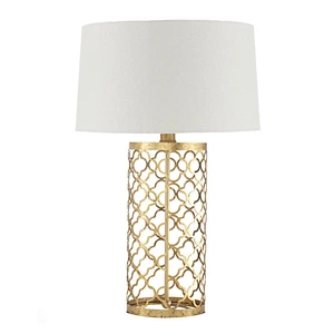 American creative gold wrought iron antique table lamp hotel bedside bedroom living room table lamp
