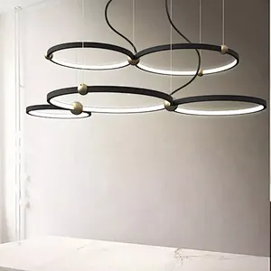 Contemporary  contracted designer  light luxury led glass ball pendant lamp