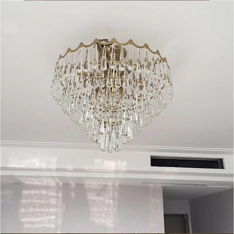 modern plating chrome for hotel project crystal pendant lamp