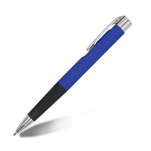 Promotional  Custom Pen Rubber Coated Metal With Soft Rubber Grip