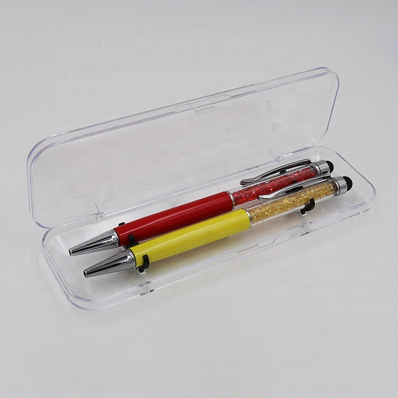 Wholesale Hard Plastic Pencil  Case Double Premium Pen Box