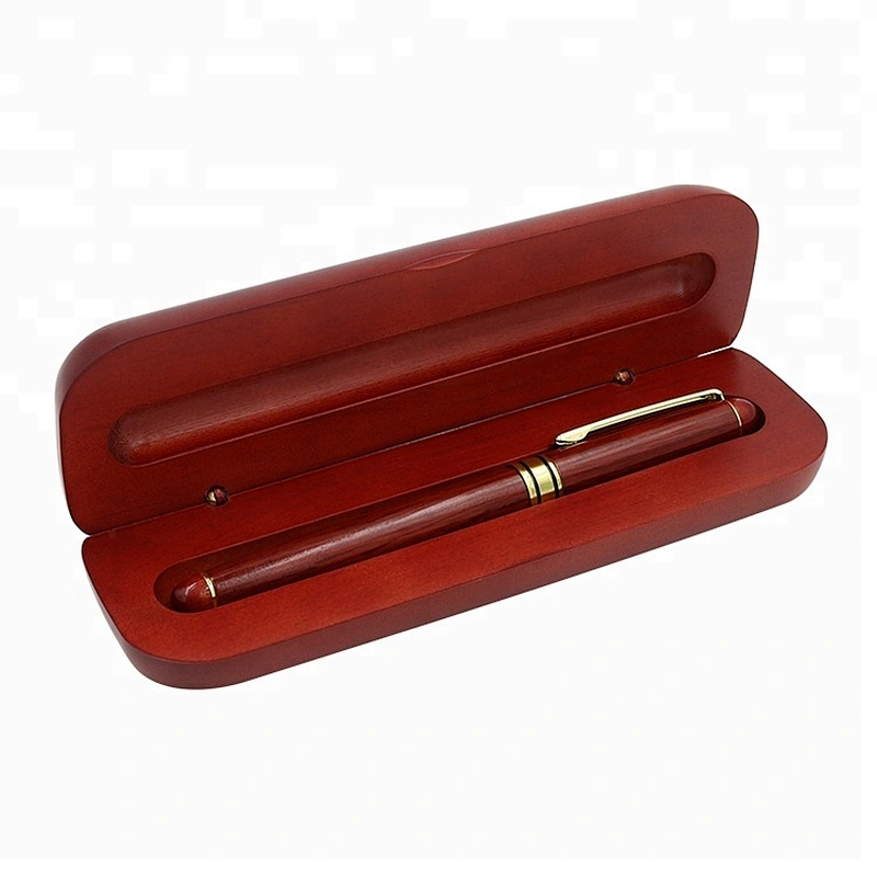 promotional fountain pen natural bamboo fountain pen with shiny trim customized logo