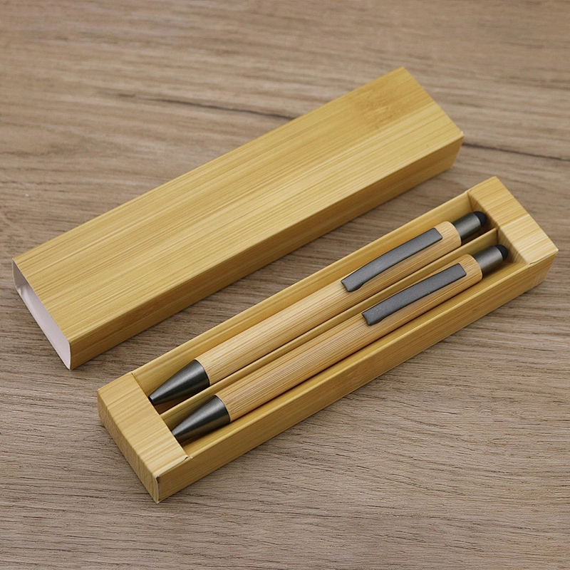 corporate gift set Bamboo pen set Bamboo ballpen Stylus pen  ECO promotion gift pens